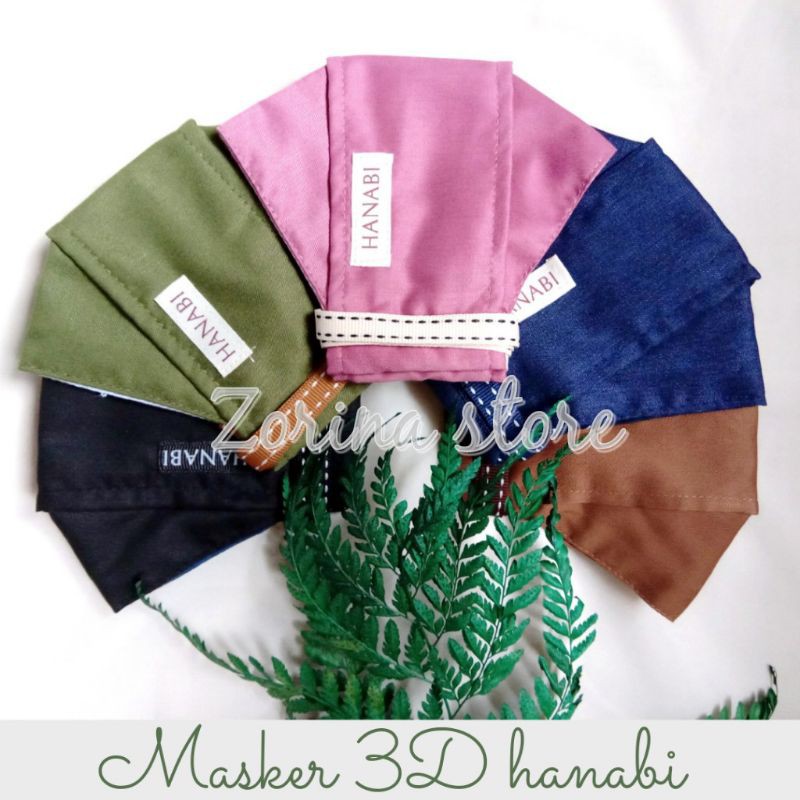 Masker Kain 3D Hanabi