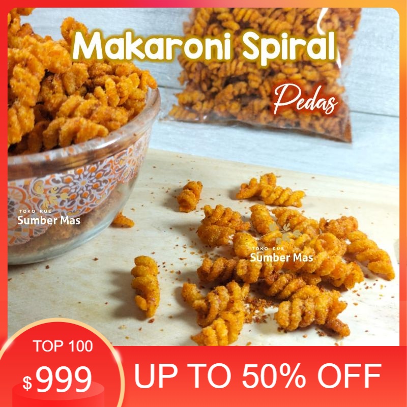 

Toko MAKARONI SPIRAL RASA PEDES Berat bersih 1 KG Thanks