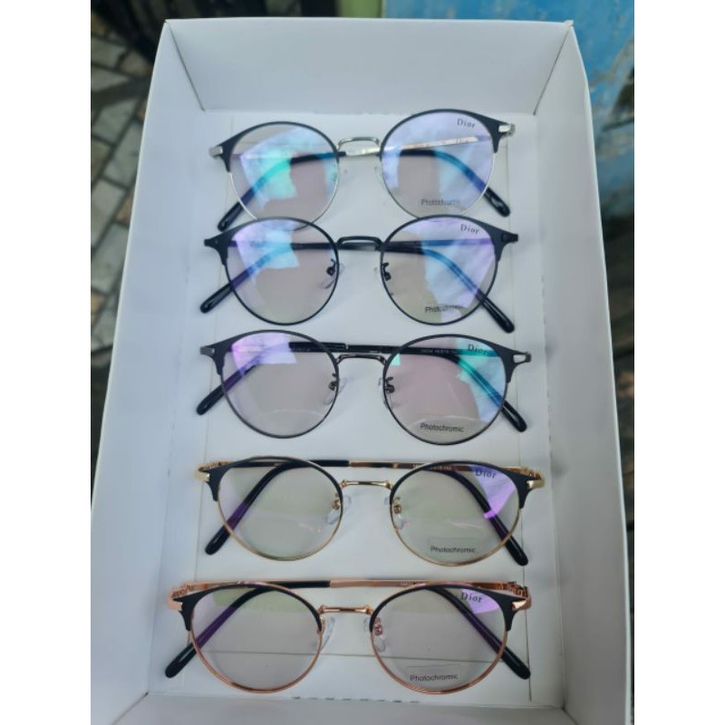 FRAME KACAMATA KOREA 16034 GRATIS LENSA PHOTOCROMIC NORMAL / KACAMATA FASHION PRIA WANITA