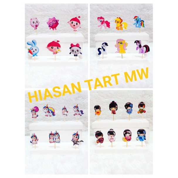 Topper Cake Ulang Tahun Karakter Perempuan Tanpa Background / Topper Kue Tart Lol Little Pony Unicor