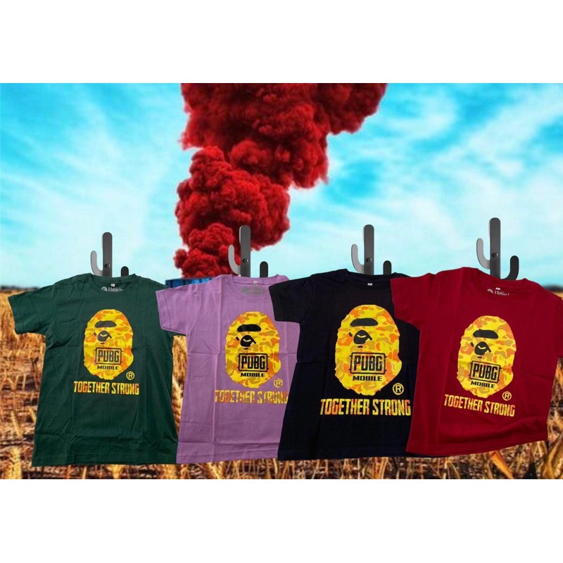 BAJU BAPE PUBG ANAK | KAOS BAPE PUBG ANAK | BEST