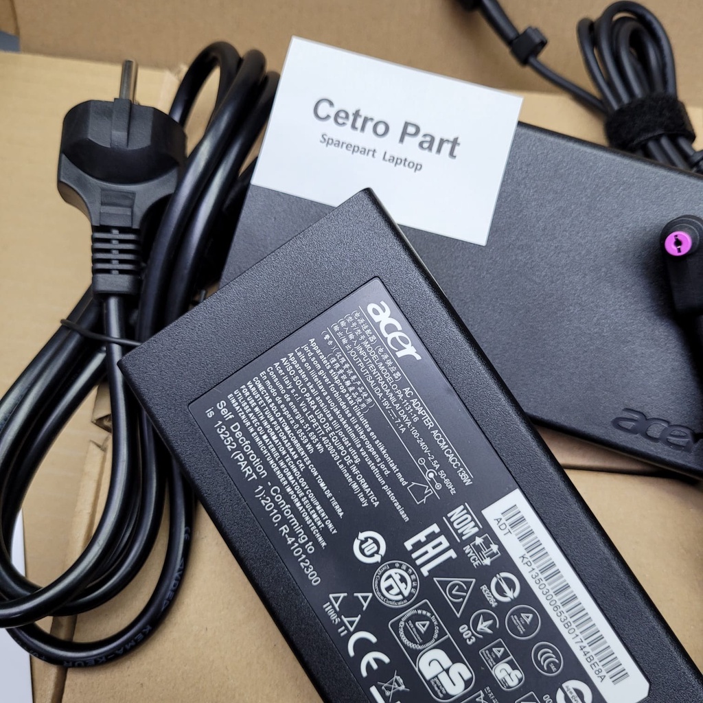 Adaptor Charger Laptop Acer 19V-7.1A Z5770, Z5771, Z5772 - NEW