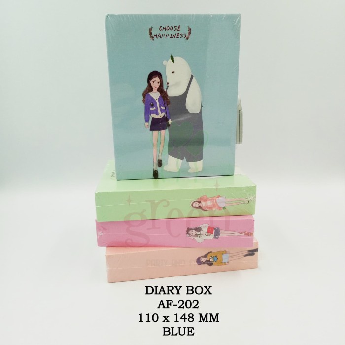 

[RESTOCK] DIARY BOX/ DIARY DUS/ DIARY ANAK/ BUKU CATATAN KUNCI/ DIARY GEMBOK