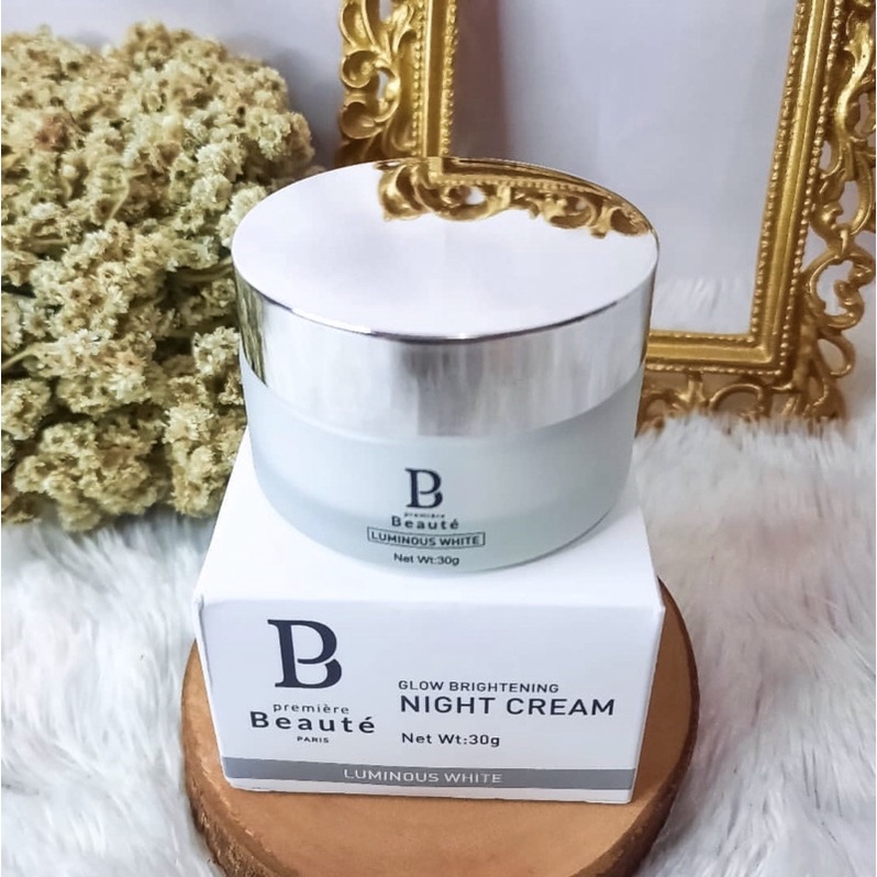 Nightcream Premiere Beaute Skincare Luminous Brightening Whitening 30g