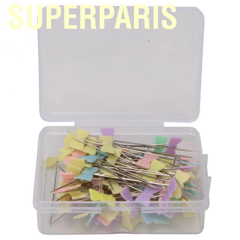 Superparis Mixed Colors Button Flat Hair Pins Patchwork Flower