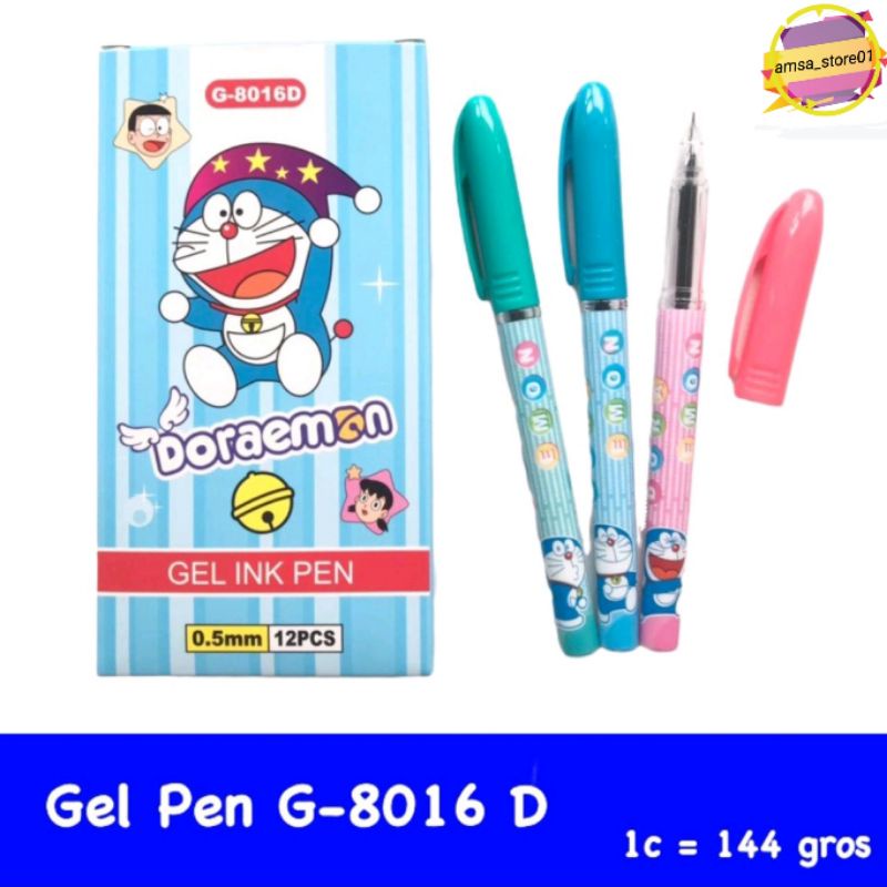

PULPEN MURAH GEL PEN G-8016D DORAEMON