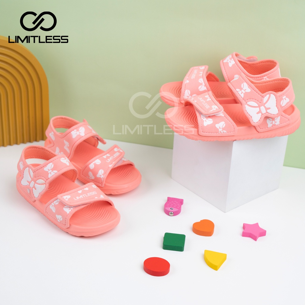 Sepatu Sendal Anak  Kupu Kupu Pink Sandal Selop Anak Cewek Kekinian Sandal Gunung Anak Perempuan Tali Belakang