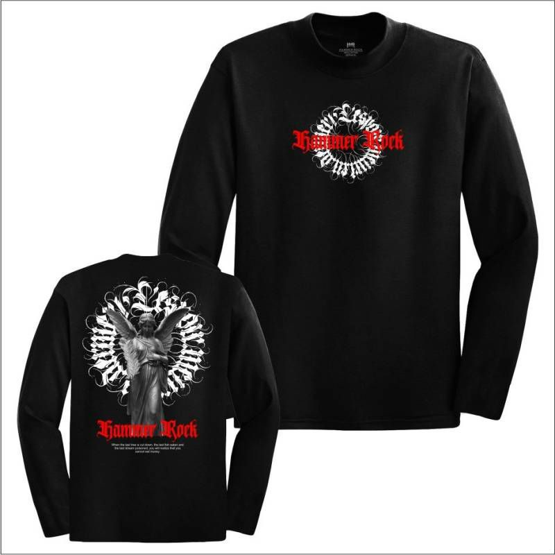 Hammer Rock Kaos Lengan Panjang Pria/Kaos Original Hammer Rock/Kaos Lengan Panjang Pria/T-Shirt Long
