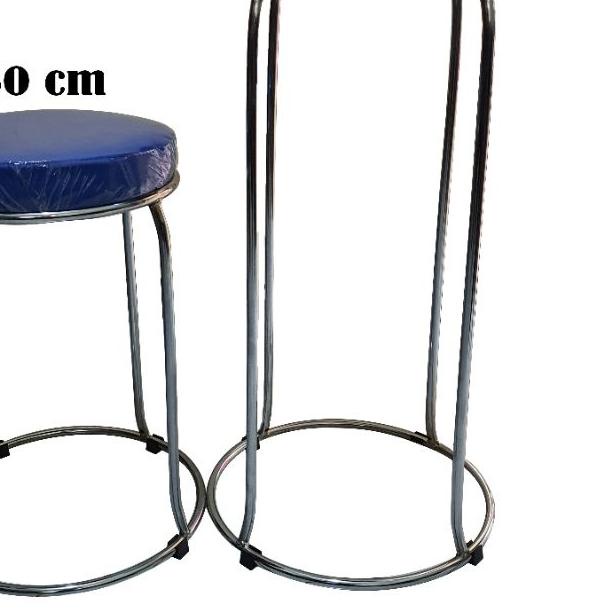 KURSI BULAT/ KURSI CAFE / BAR / KURSI BESI TINGGI 50cm & 75cm
