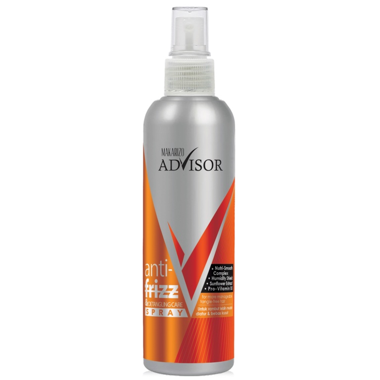 Makarizo Advisor Anti Frizz Spray 240ML - Vitamin Rambut