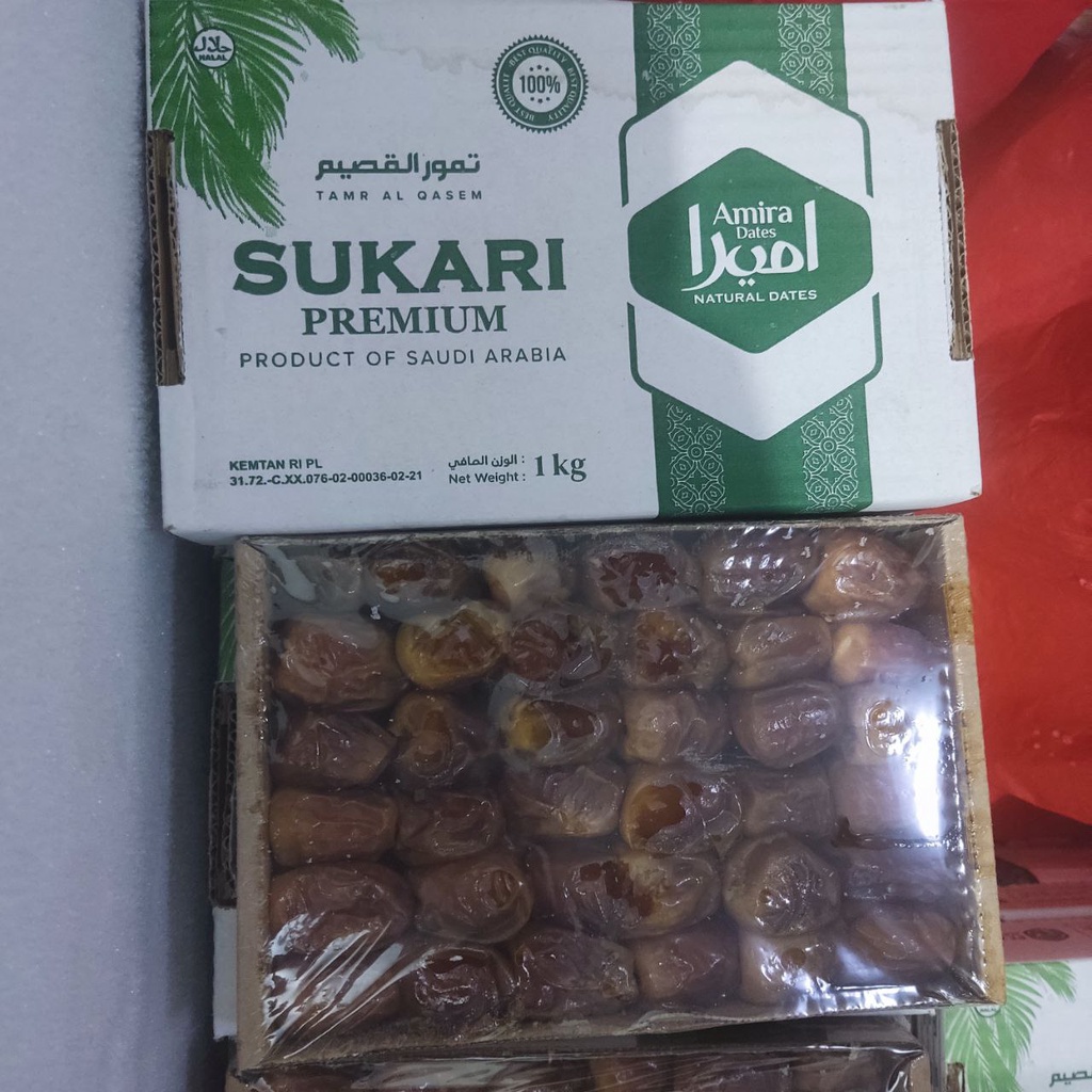 

Buah Kurma Sukari 1 Kg ISTIMEWA Sukkari PREMIUM