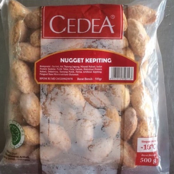 

Cedea Nugget Kepiting, Naget, Kemasan 500gr