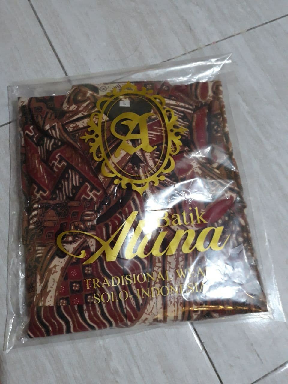 Batik Pria Lengan Panjang Keratonan Solo Premium Produksi Batik Aluna Pcw 022