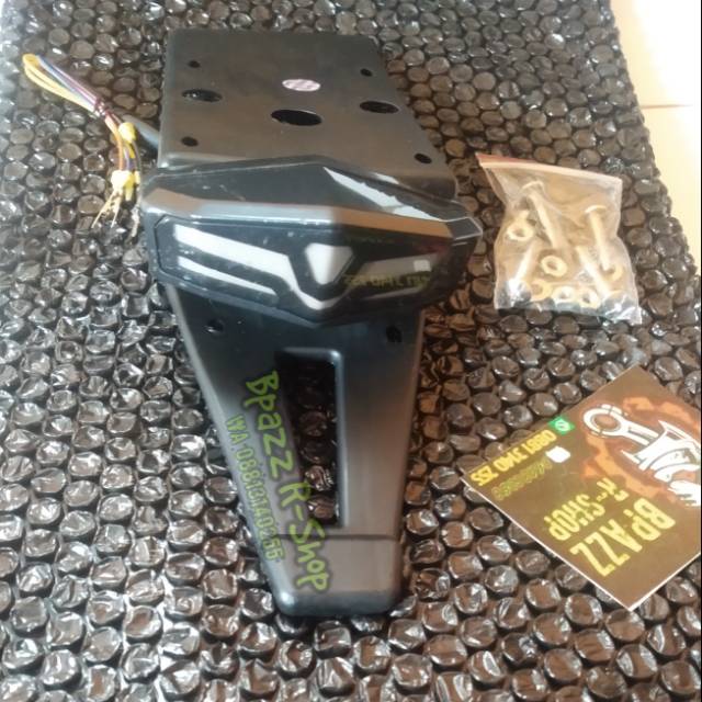 Spatbor led KLX D-Tracker stoplamp KLX D-Tracker LED biru