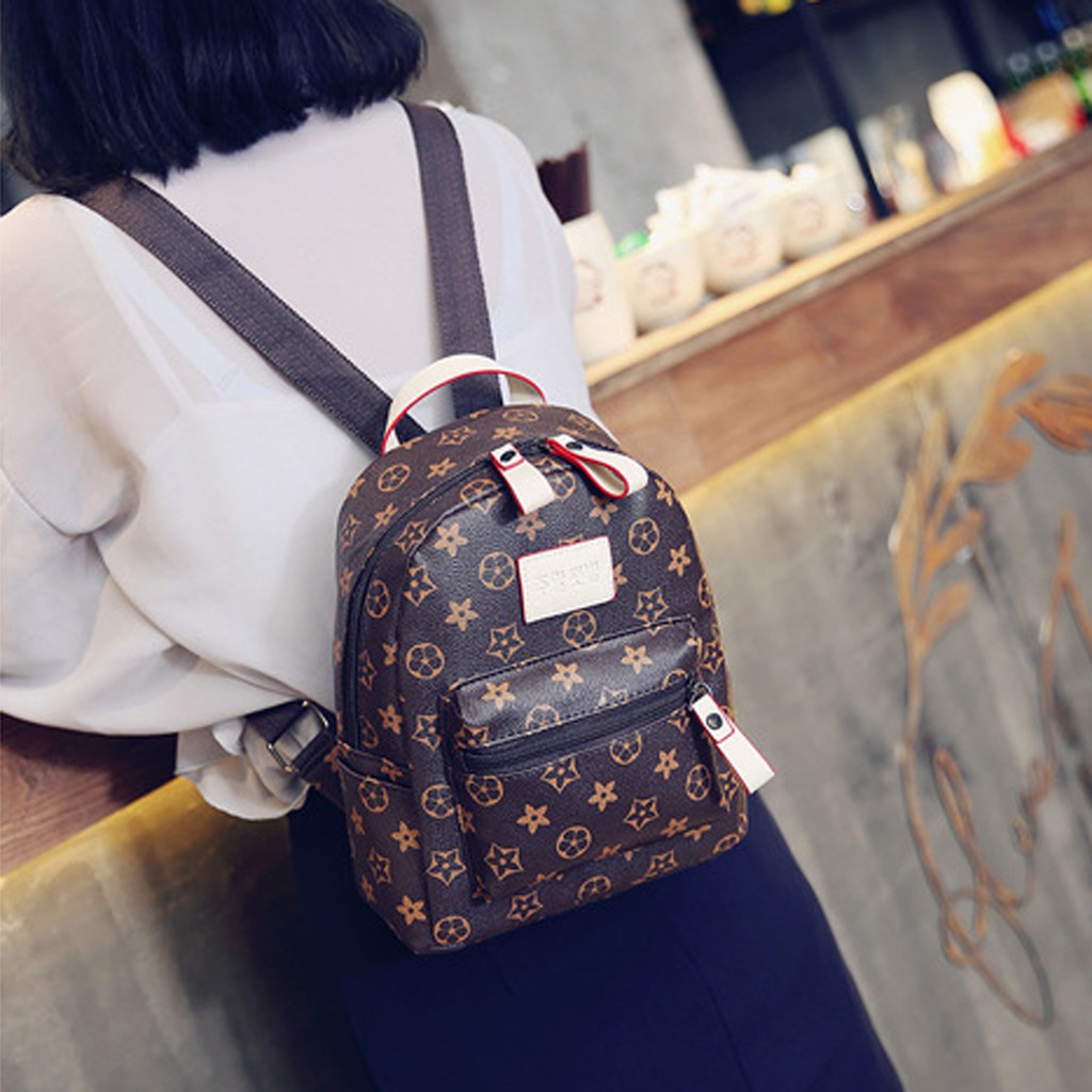 tas ransel old mini flower ladies small backpack (2i4)  bta162