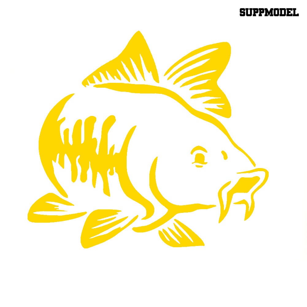 Car Stiker Reflektif Motif Ikan Mas Untuk Dekorasi Bodykaca Jendela Mobil