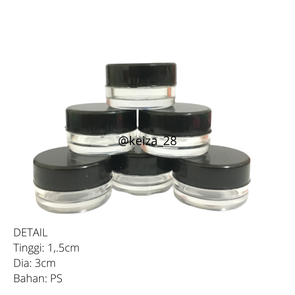 Pot Cream 5gr PS Hitam