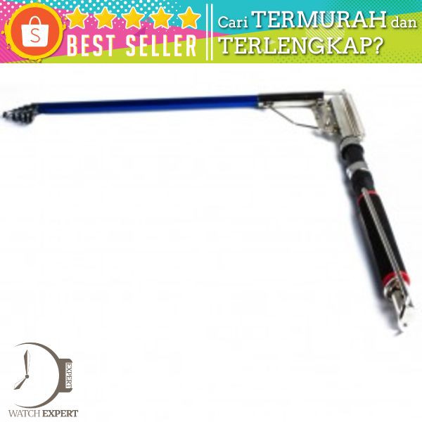 Joran Pancing Otomatis Stainless Steel Tanpa Spool 2.7M - BOYI WG1  Hitam