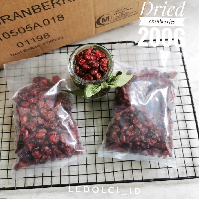 

GRACELAND DRIED CRANBERRIES CRANBERRY KERING SWEETENED 200 GRAM ledolci92 Murah