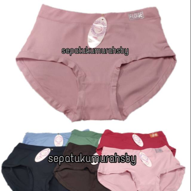 Ecer CD celana dalam CEWEK RAJUT MERK ELOISE