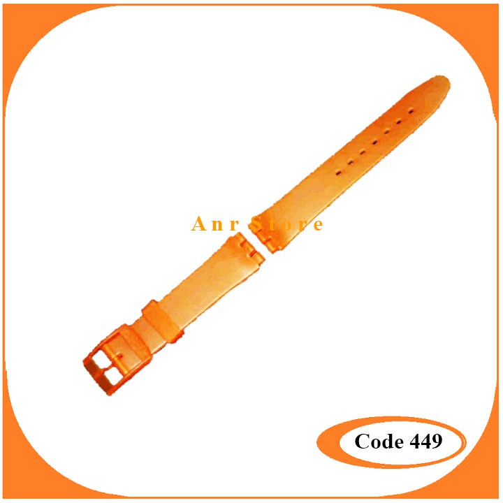 Tali Jam Tangan Swatch Standart Gent 17 mm Orange