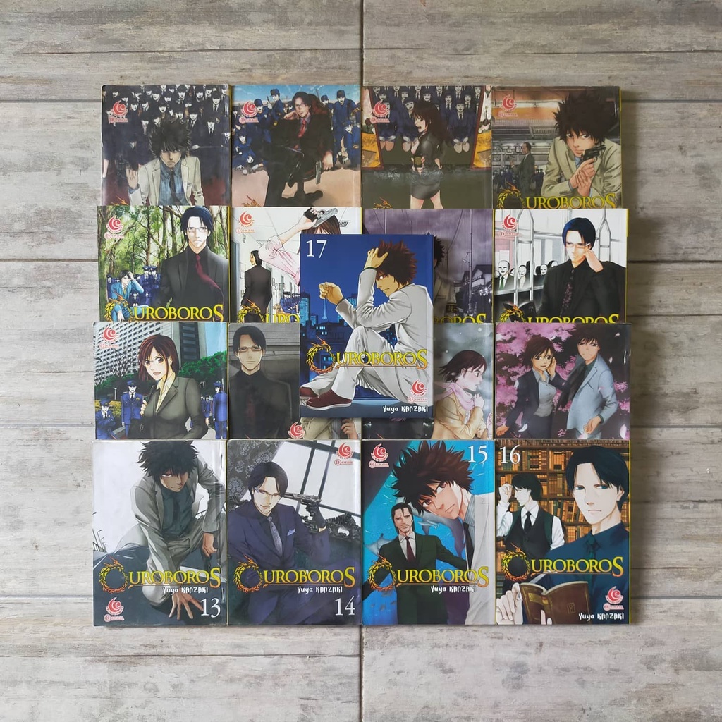 Buku Komik Jepang Langka Ouroboros 1-17