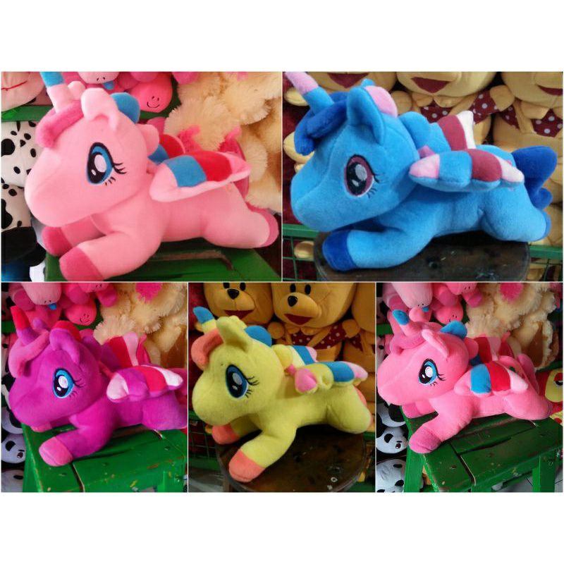 Boneka unicorn kuda poni terbang my little pony foni M