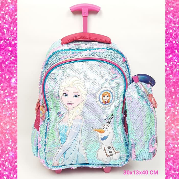 Gadis Anak Tas Troli Anak Perempuan Sekolah Dasar 1-3-5-6 Kelas 6 MZ667  Ransel Sd +Tempat Pensil F