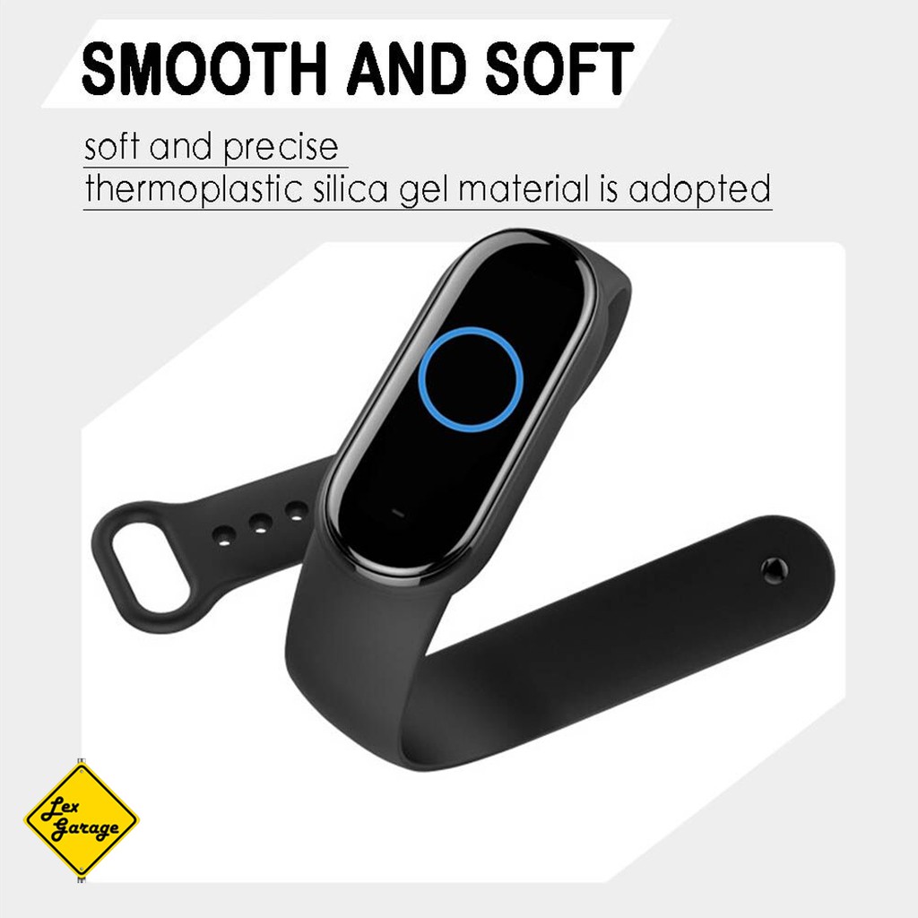 Strap Mi Band 6 / 5 Silicone Strap Gelang Silikon