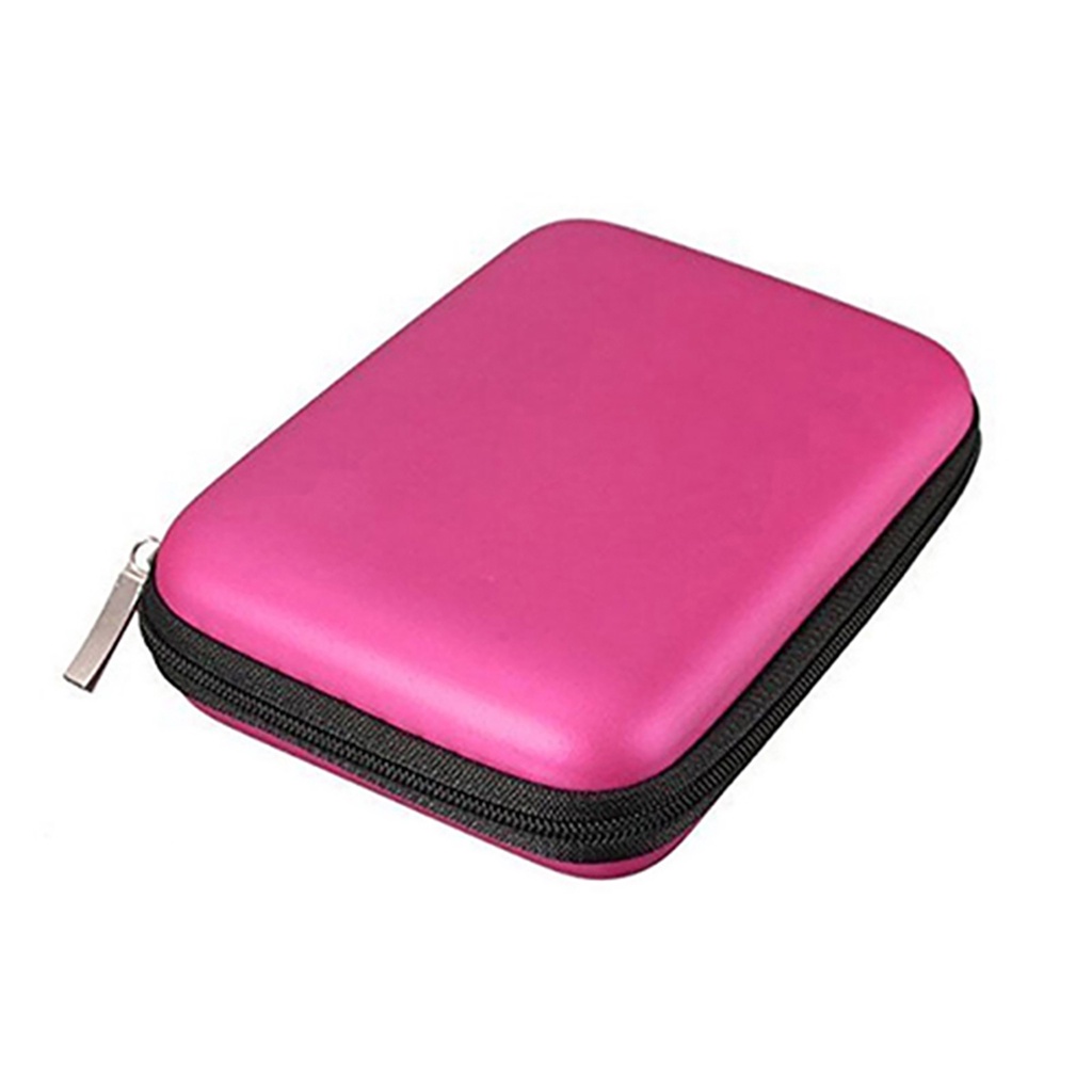 Tas Penyimpanan Hard Disk Drive Eksternal USB 2.5 Inch Dengan Ritsleting Untuk Rumah