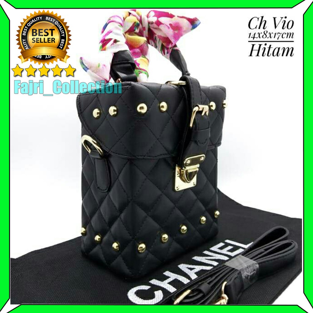 TAS SELEMPANG CHANEL CHANNEL ORIGINAL IMPORT BRANDED WANITA CEWEK SLEMPANG BATAM SLING BAG MURAH