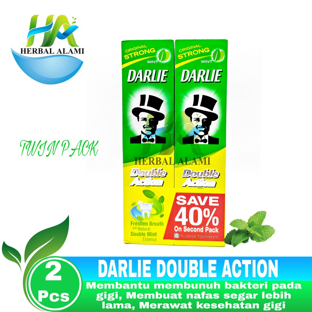 Darlie Double Action Mint 225 gr TWIN PACK