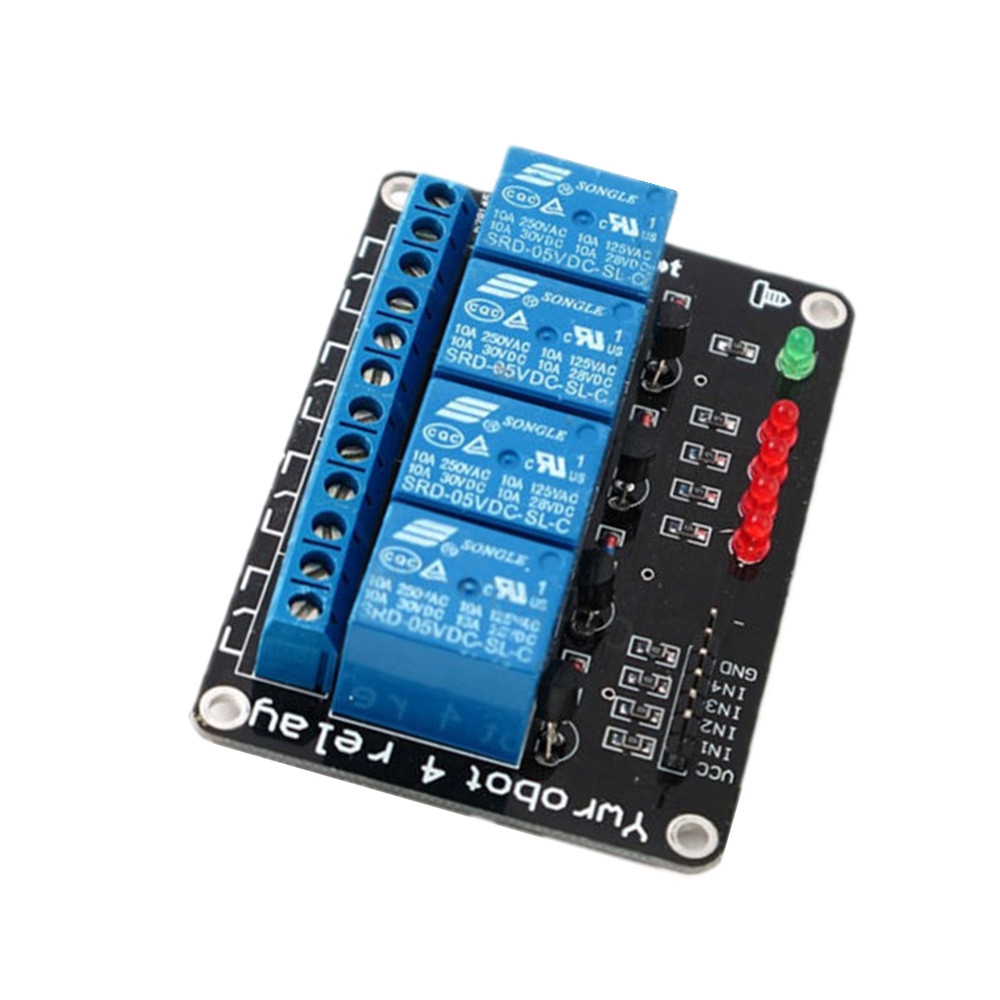 〖Factory Supplier/COD〗Modul Relay 4 Channel 5V Untuk PIC AVR DSP ARM msp430 Arduino