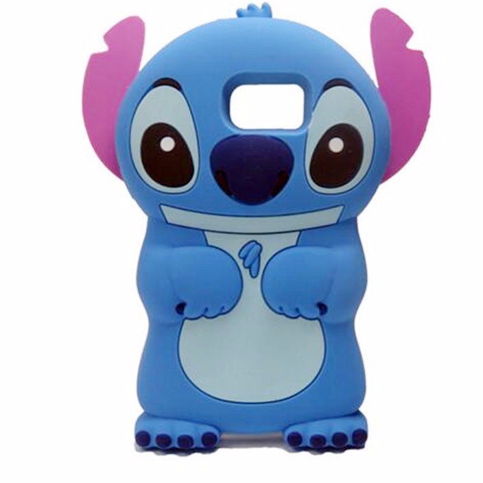Silikon 3D Karakter Kartun Stitch Soft Case untuk Samsung S7 EDGE