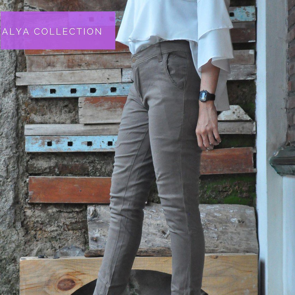 koi Master Jeans Elana Chino/Chinos Skinny Wanita /Chino Pants Panjang/Celana Panjang Bahan Tebal