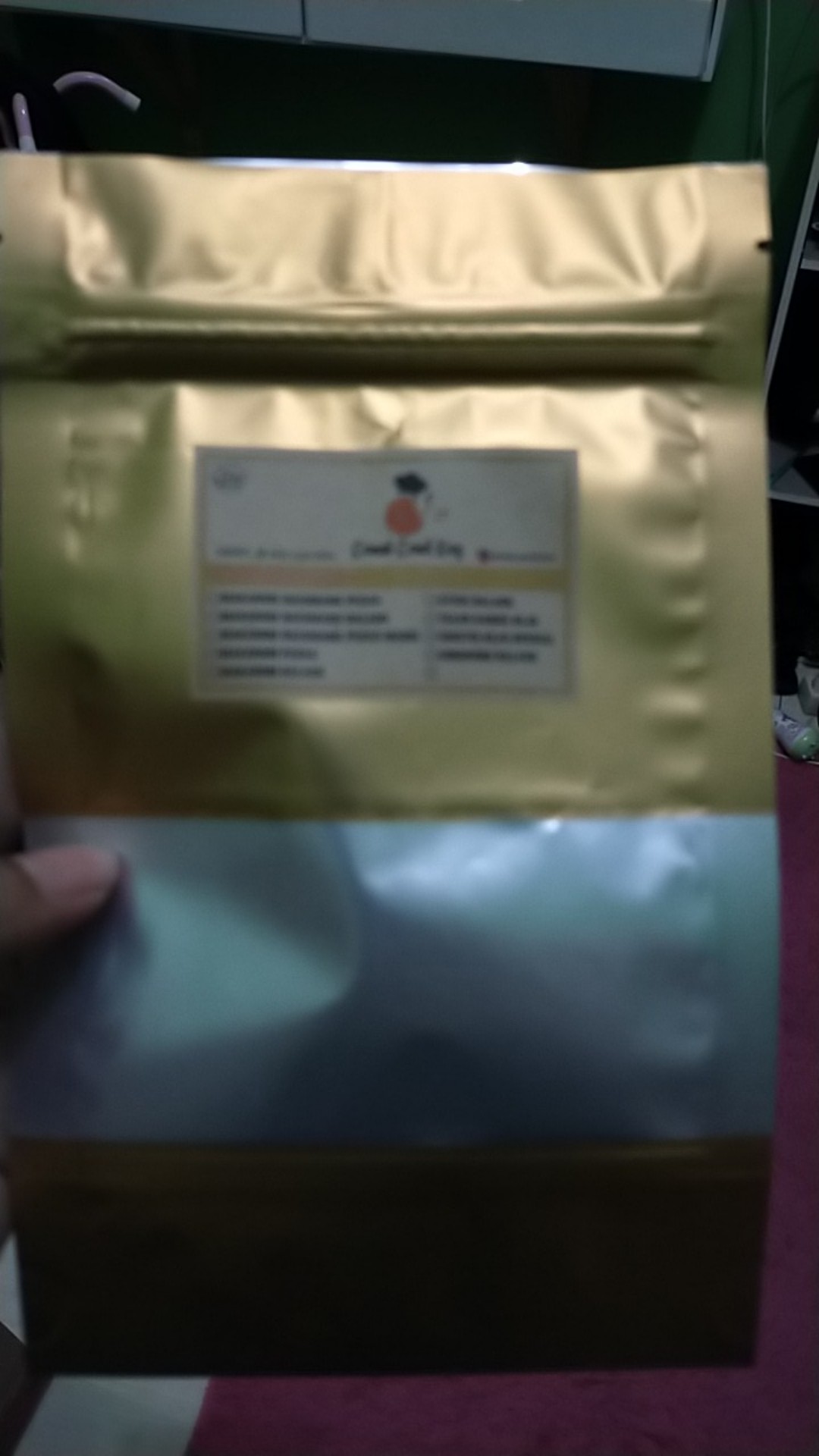 Standing Pouch Gold Metallic / Plastik Gold Metallic Premium Kemasan Makanan Murah 12cm X 20cm