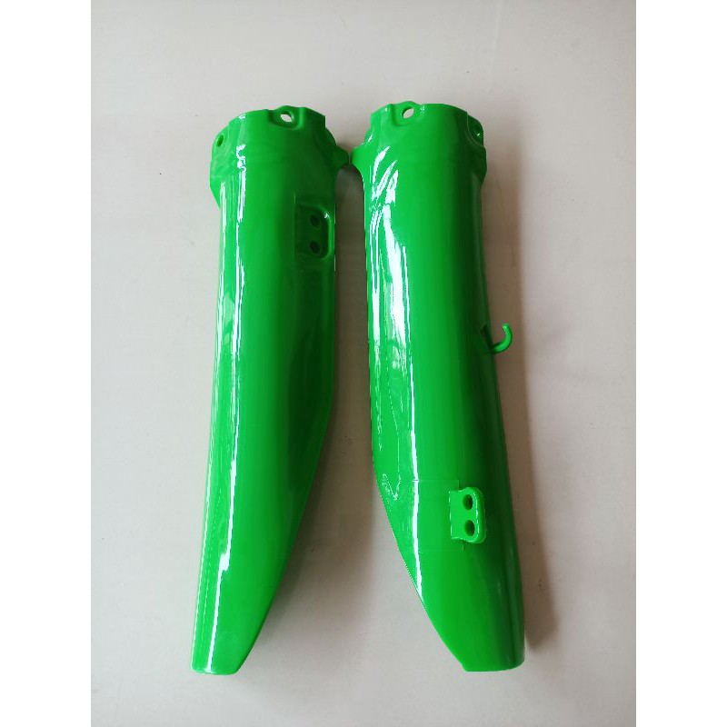 Tutup Cover Shock Depan KLX DTracker - Pelindung Cover Shock Depan KLX D-Tracker 150 SRX Racing SHOCK UP SIDE DOWN