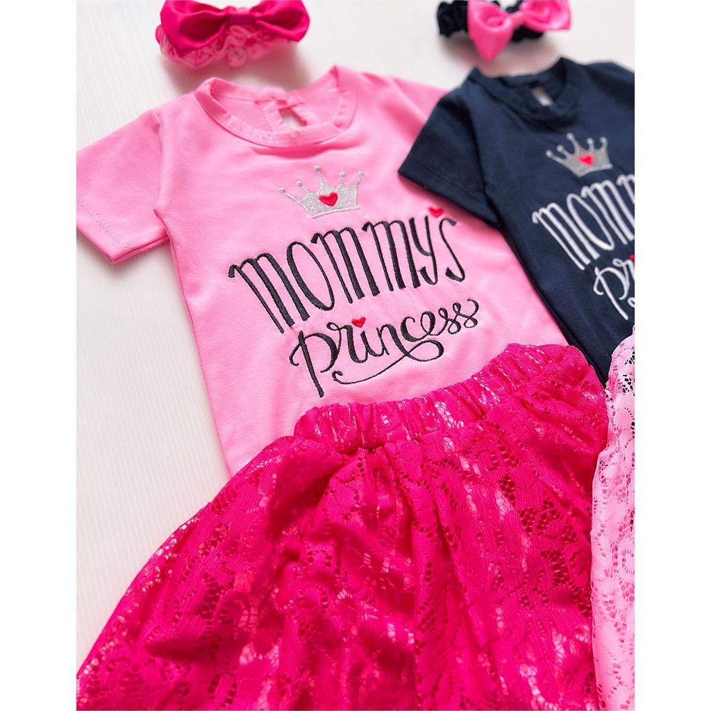 MOMMY’s PRINCESS JUMPER SET (free bandana and skirt) jumper anak jumper bayi babeebabyshop