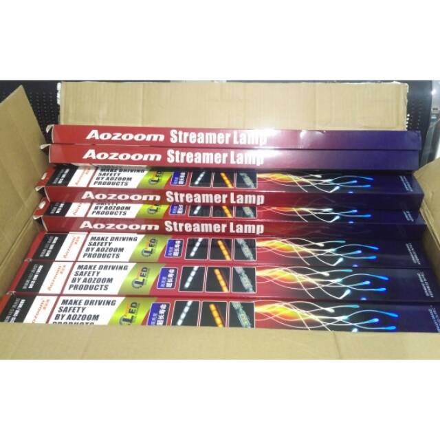 LED DRL Streamer Aozoom Running 2 Tone White Amber