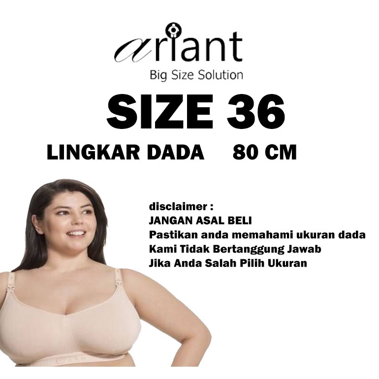 BH JUMBO Sport Bra Wanita Big Size Tanpa Kawat Dan Busa Push Up Cup Besar