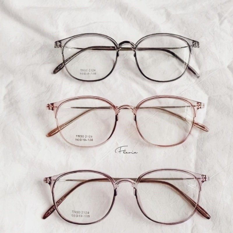 Flavia Eyewear - Kacamata Samantha Square Plastic (custom minus, photochromic, blueray, bluechromic dan photobrown)