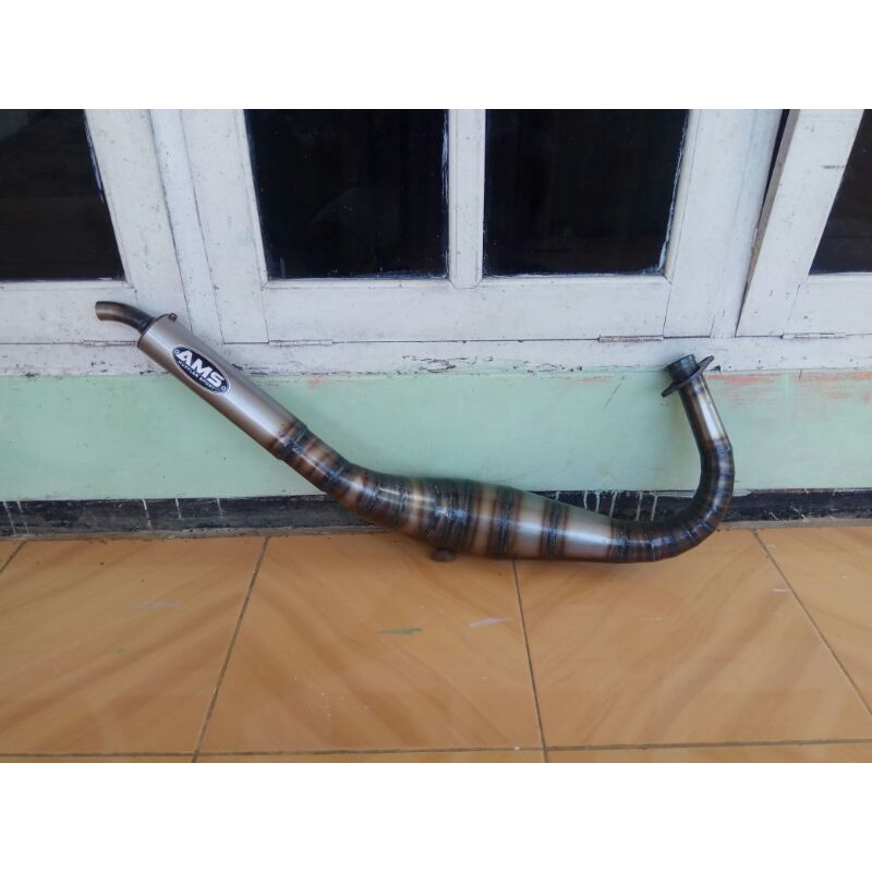 Knalpot kolong Kobra RX king RX spesial original AMS