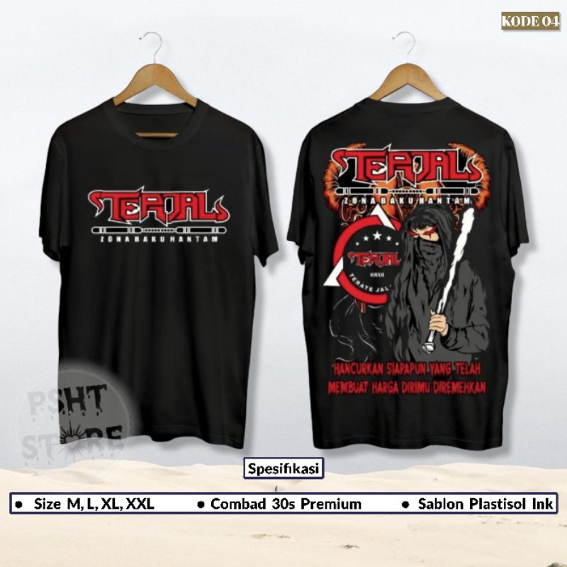 (Kode-04) Kaos Terjal Zona Baku Hantam