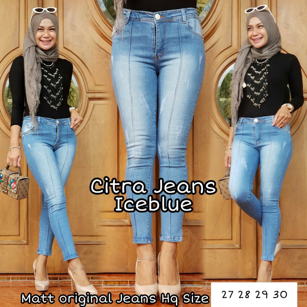 Celana Panjang Jeans Wanita Remaja Kekinian Terbaru / Celana Jeans