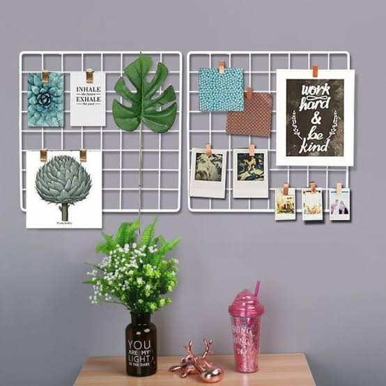 Rak Besi grid wire mesh 35x35 cm Kandang Kucing Anjing Kelinci  Grid Wall Notice Board Memo