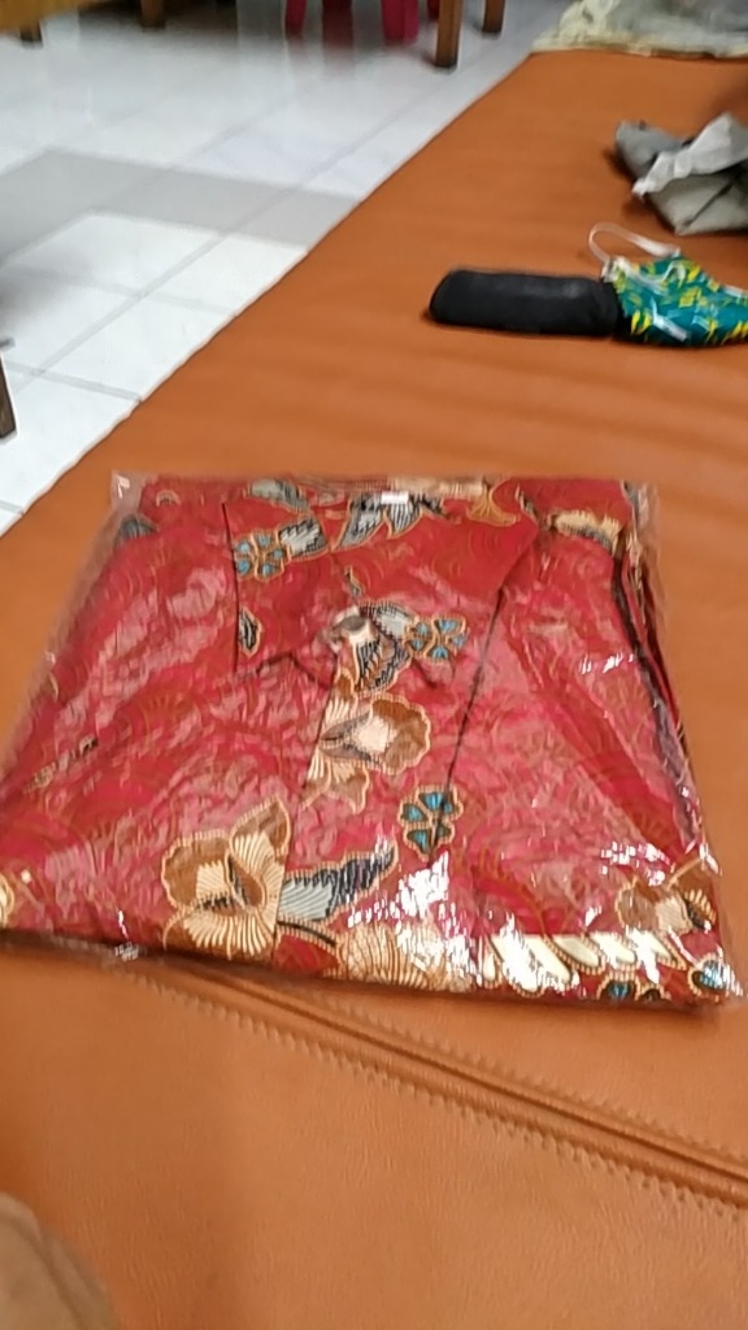 Simifashion Couple Keluarga Dress Cheongsam Batik Naga Solo Asli Mama Papa Anak Dijual Terpisah