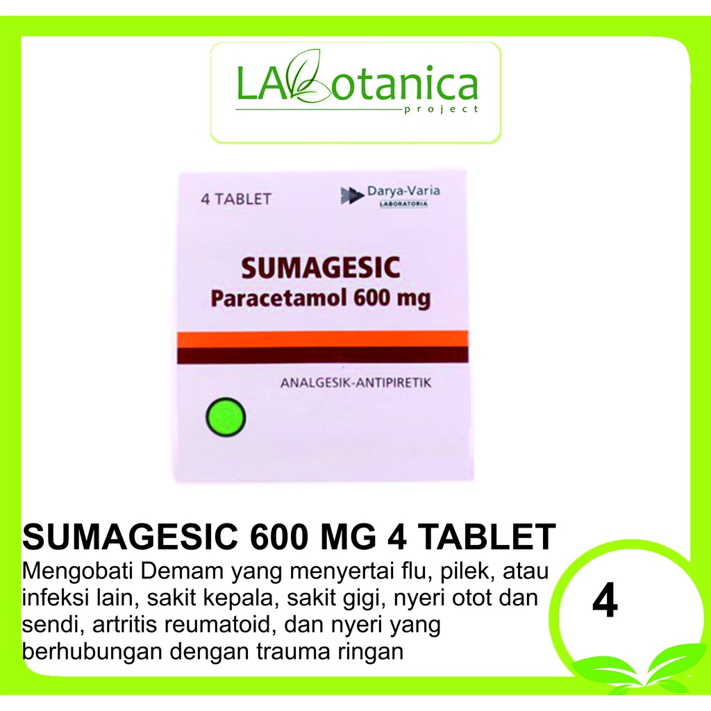 Jual SUMAGESIC 600 MG 4 TABLET | Shopee Indonesia