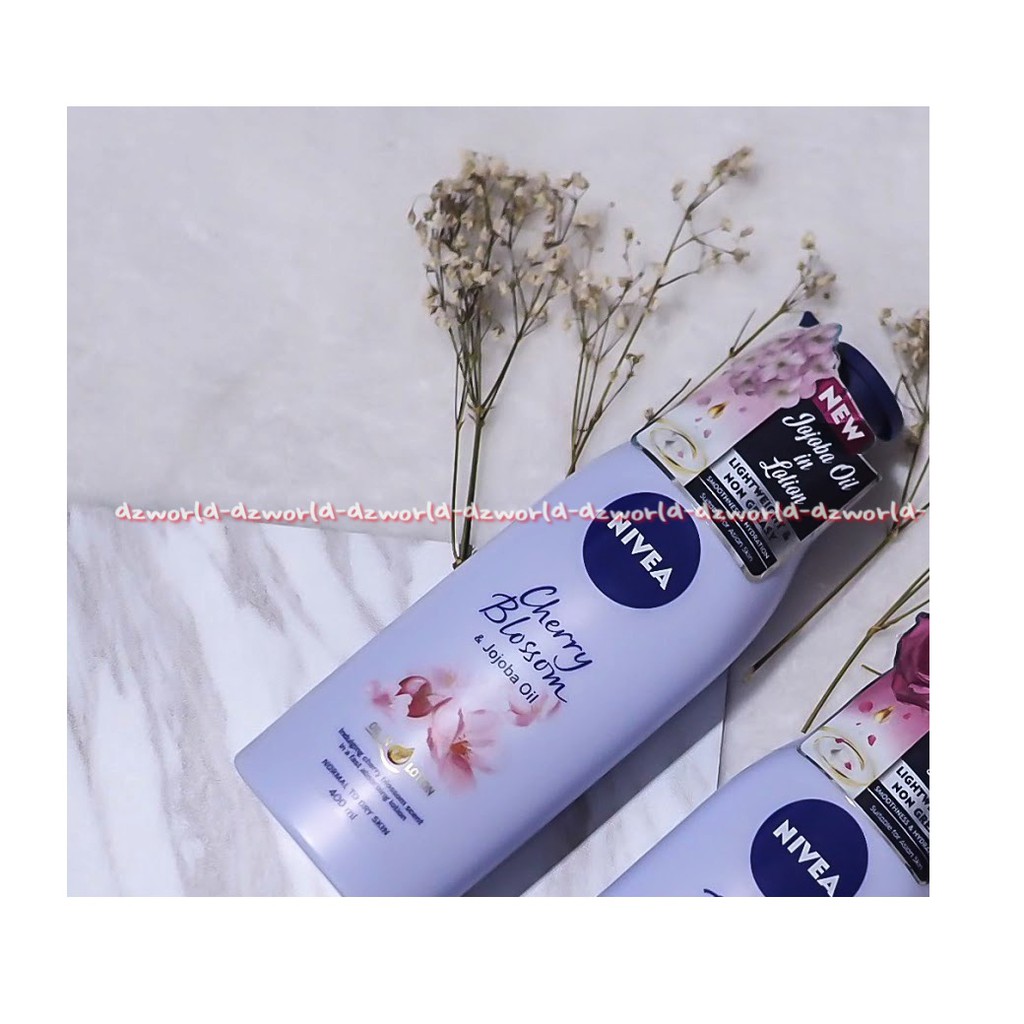 Nivea Cherry Blossom 200ml Ungu Purple Body Lotion Nivea Body Oil Lotion Senses Cherry Blossom