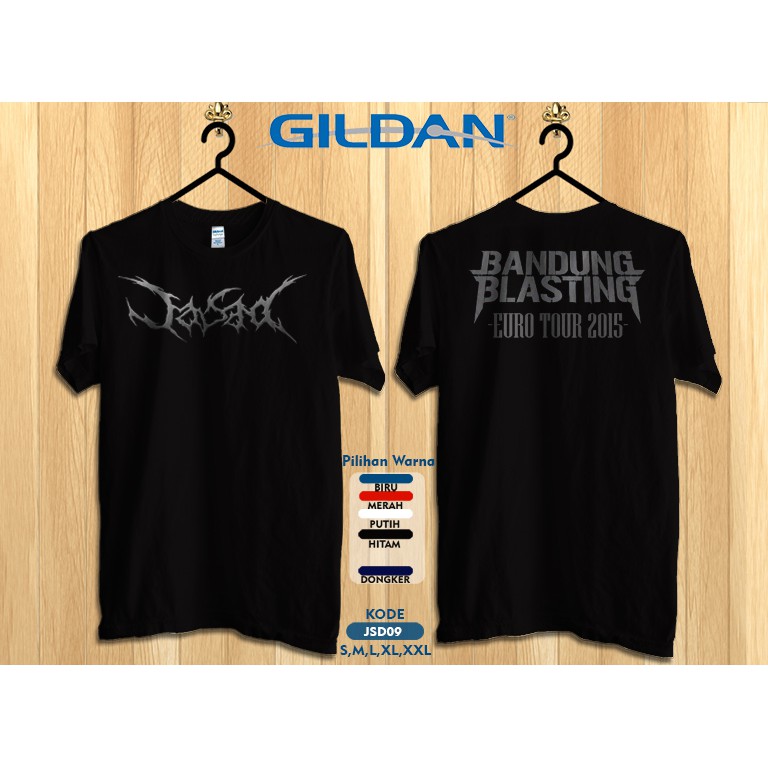 Kaos jasad band bandung blasting original gildan softstyle