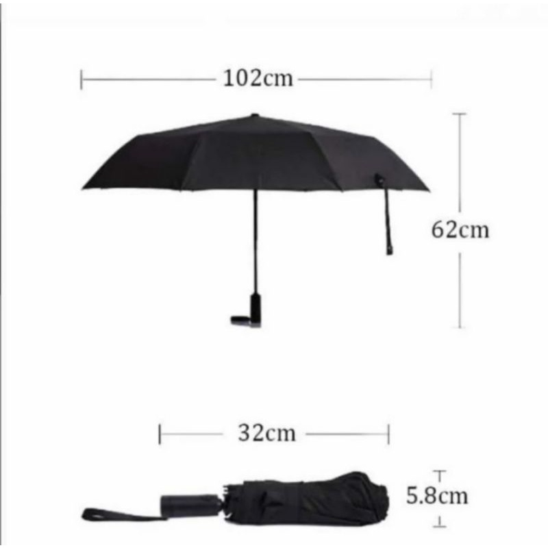 Xiaomi Konggu WD1 Automatic Umbrella - Payung Lipat Otomatis